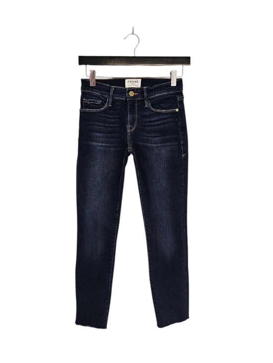 Frame Denim Denim - Frame Denim Le Skinny De Jeanne Mid Rise Blue Skinny Jeans 25 Preowned